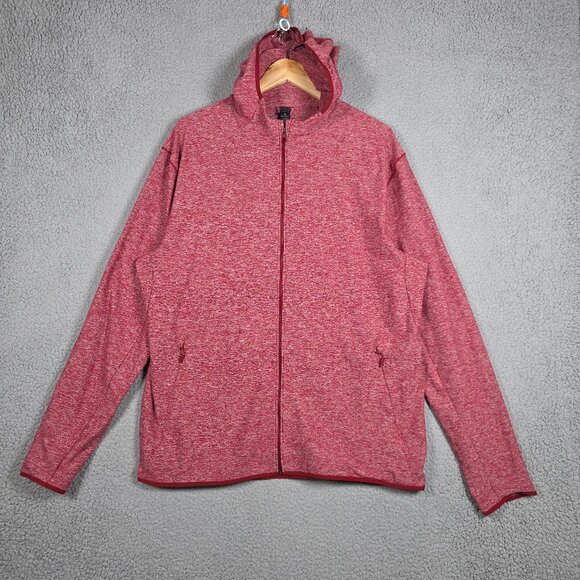 Lululemon Sweater Mens Size 2XL Dark Sport Red Surge Warm Full Zip Slim Fit - Picture 1 of 13